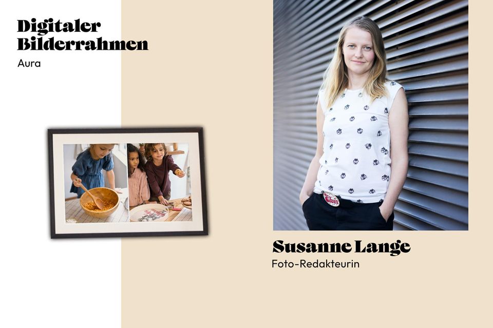 We try, before you buy: digitaler Bilderrahmen von Aura