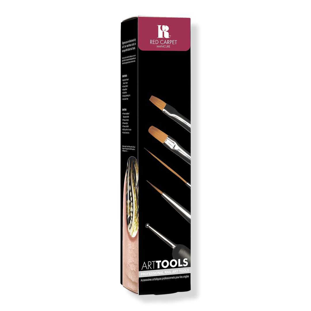 Red Carpet Manicure Nail Art Design Brush & Tool Kit