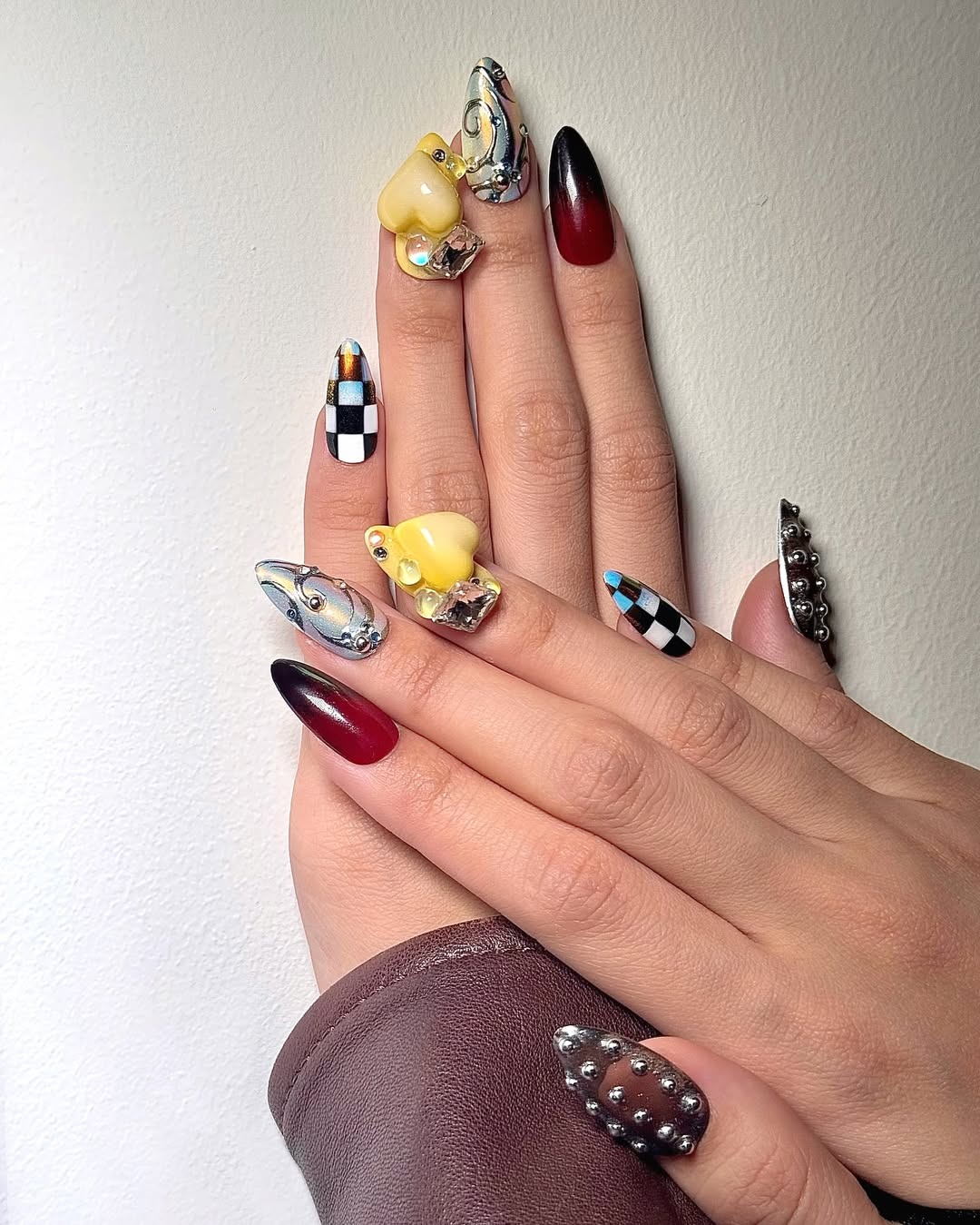 Lisa's omakase nails done by celebrity manicurist Juan Alvear.