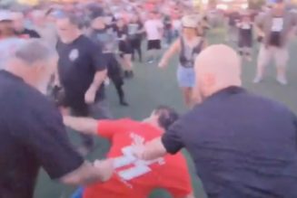 Man Wearing Nazi T-Shirt Gets a Beatdown from Fans at Punk Rock Bowling Fest