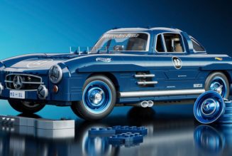 Mattel Brick Shop Unveils Mercedes-Benz 300 SL Model