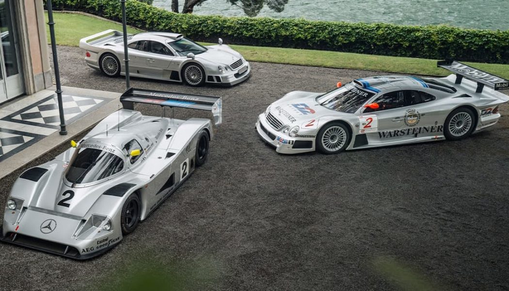 Mercedes-Benz Shows Off Rare CLK GTR Duo in Lake Como