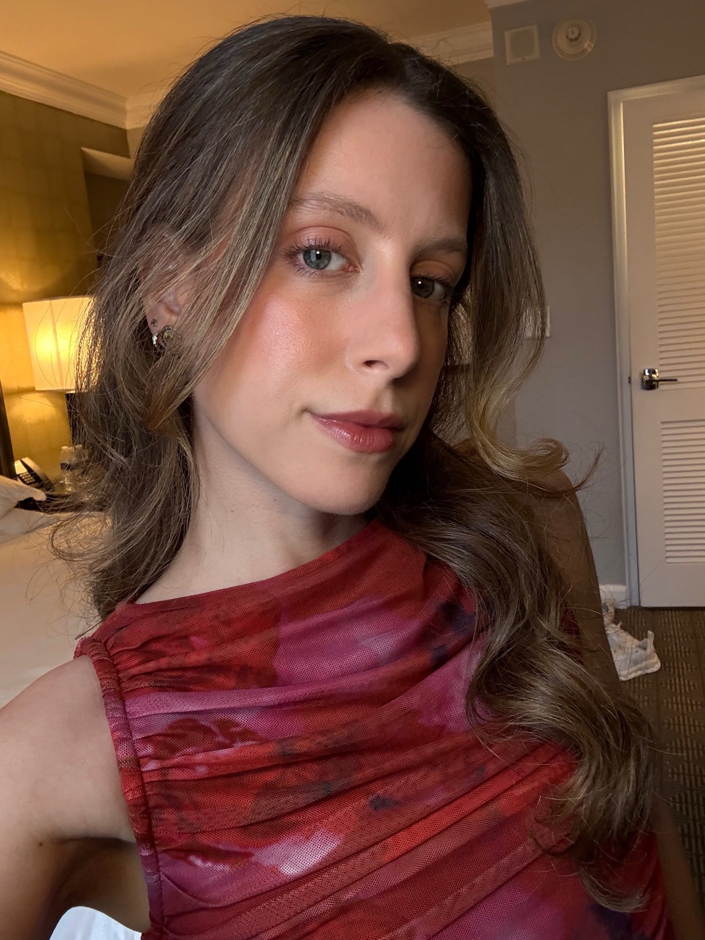 Jamie Schneider testing Merit's The Uniform SPF