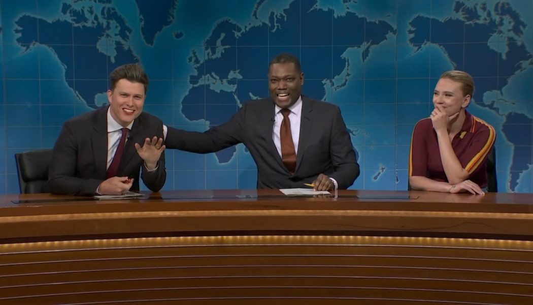 Michael Che Apologizes to Scarlett Johansson in Final (?) SNL Joke Swap