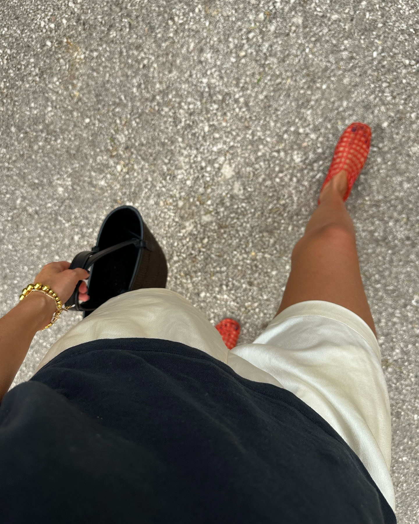 How to wear jelly flats and mesh ballet flats