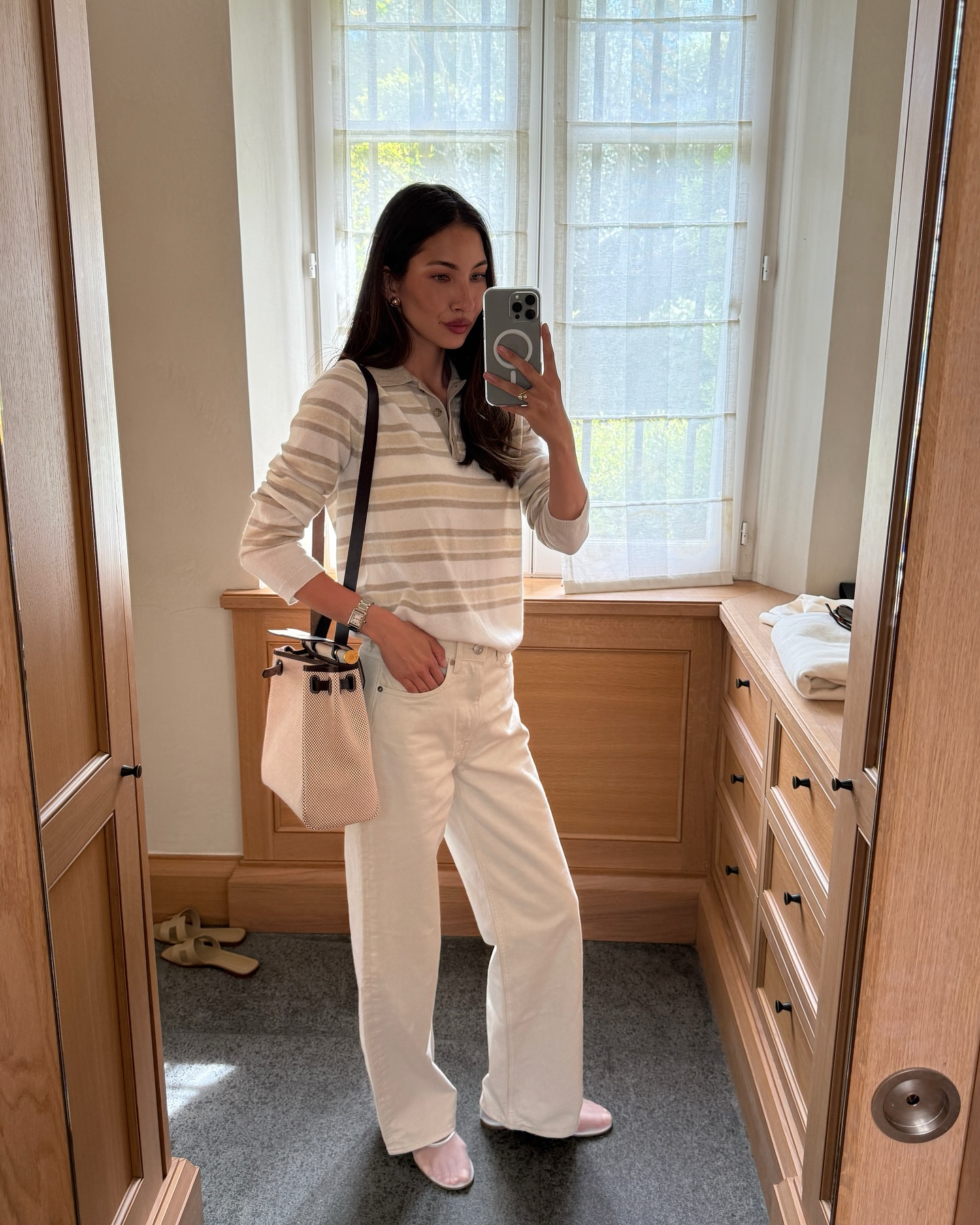 How to wear jelly flats and mesh ballet flats