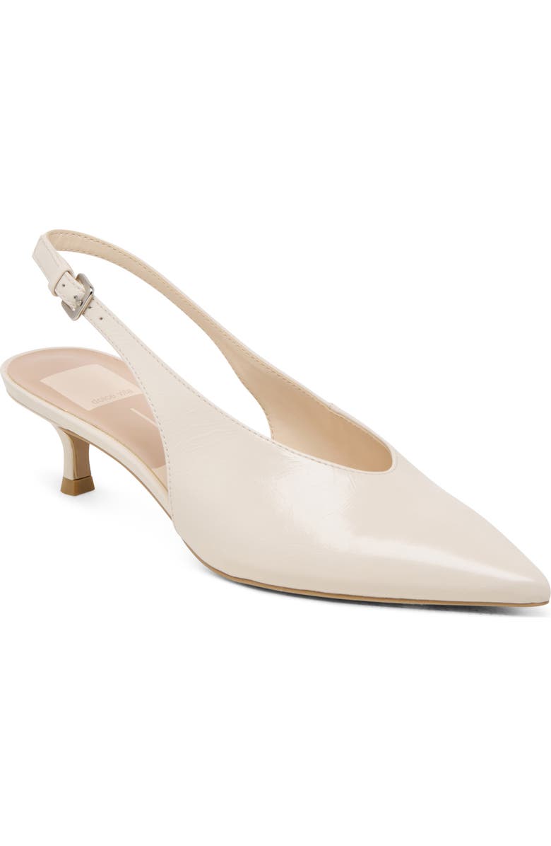 Alenna Slingback Pointed Toe Kitten Heel Pump