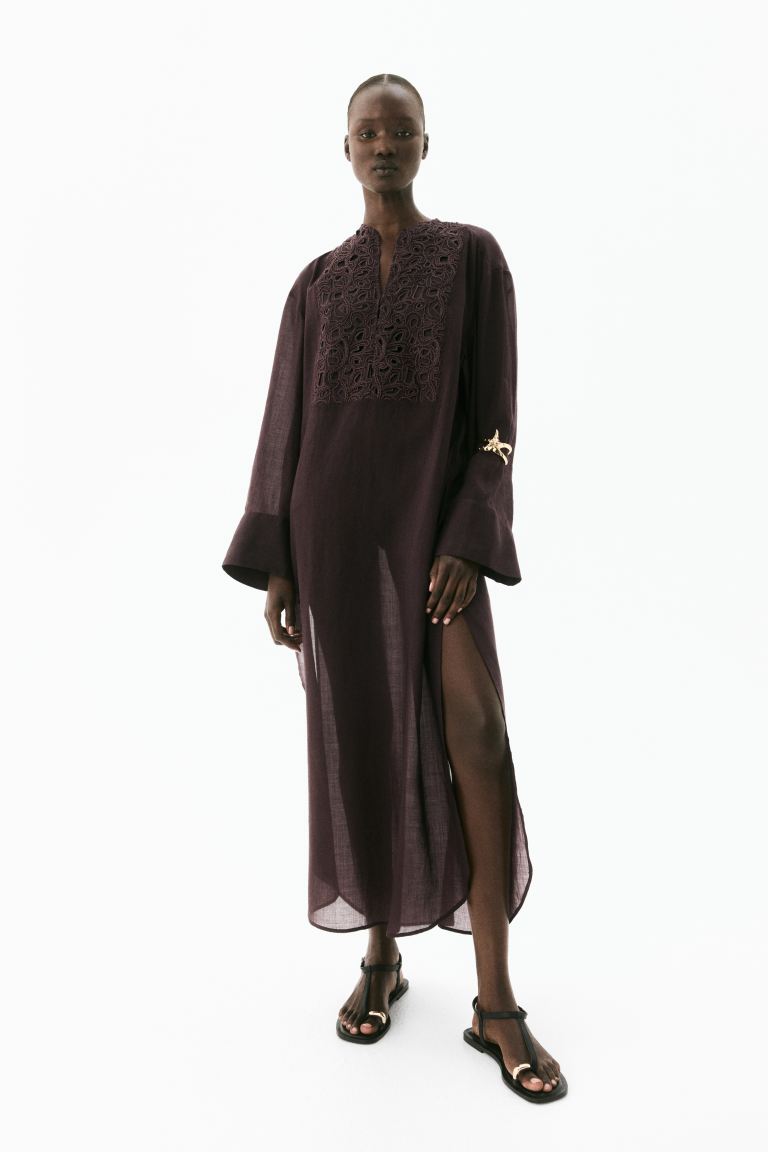 Ramie Kaftan Dress