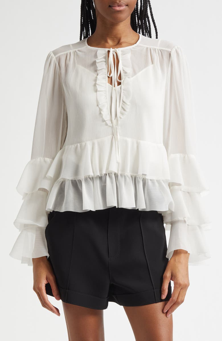 Steffina Layered Ruffle Top