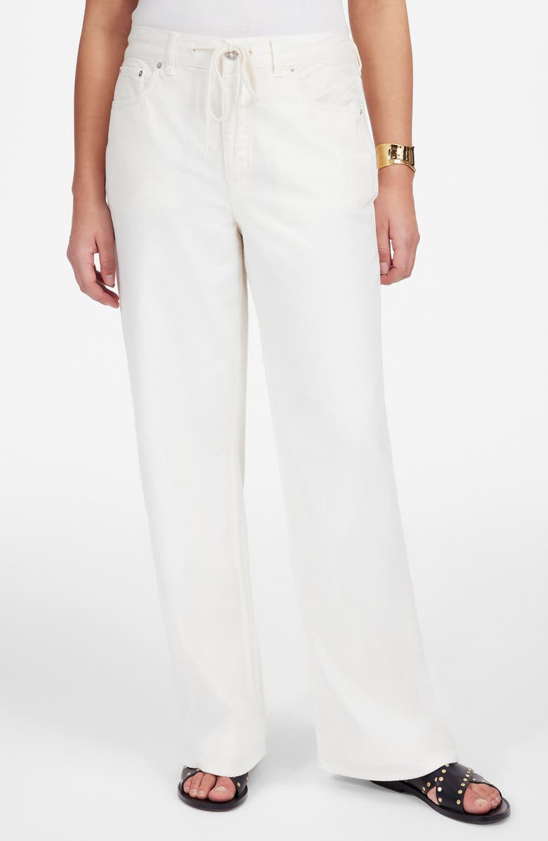 Drawstring Waist Low Slung Baggy Jeans