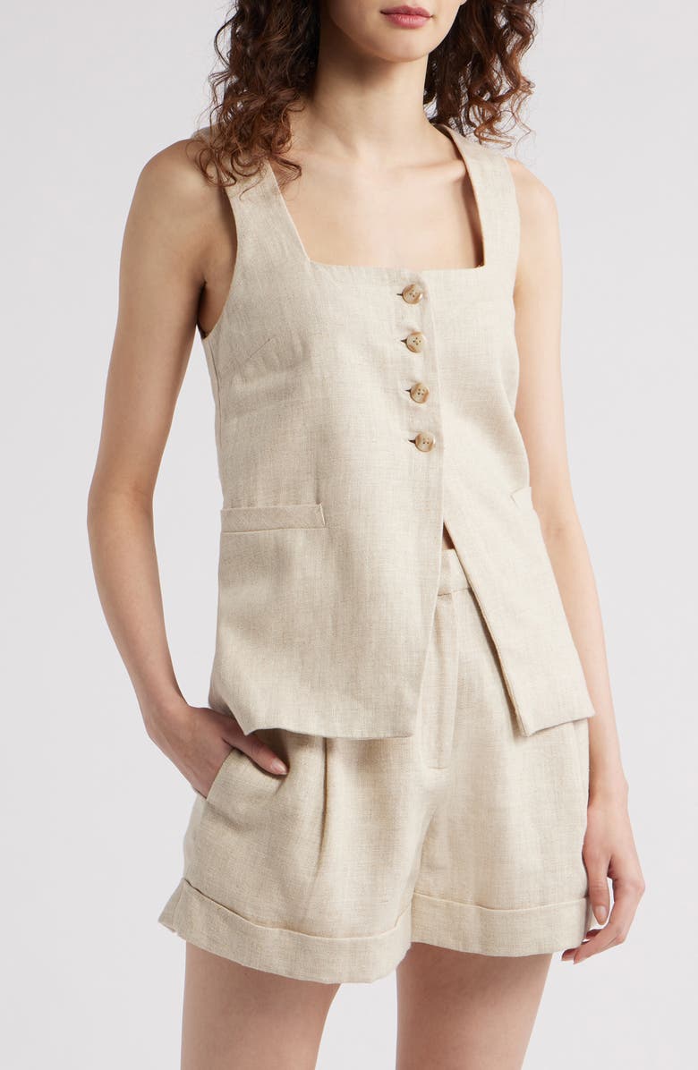 Jackie Linen Vest