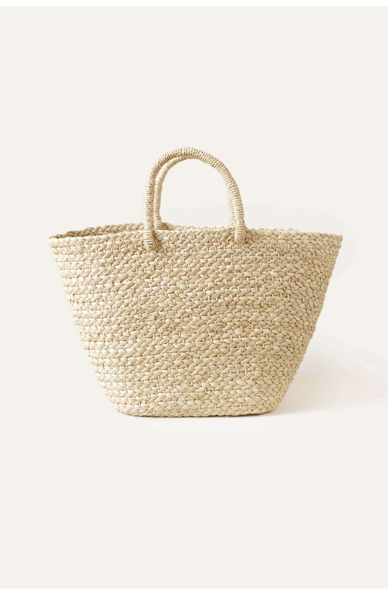 Braided Raffia Day Bag Natural