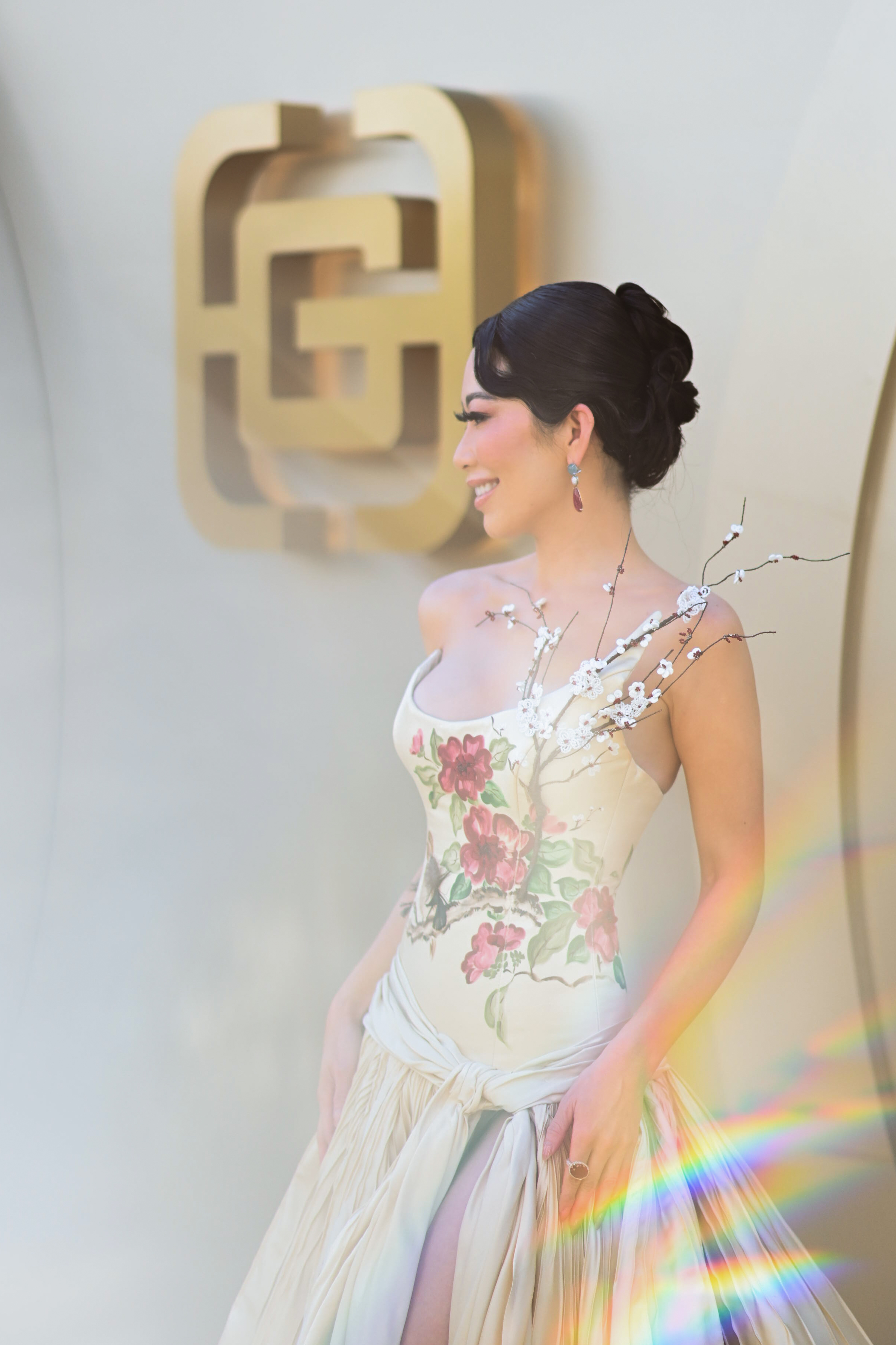 Photo of Christine Chiu getting ready for Gold Gala 2025.