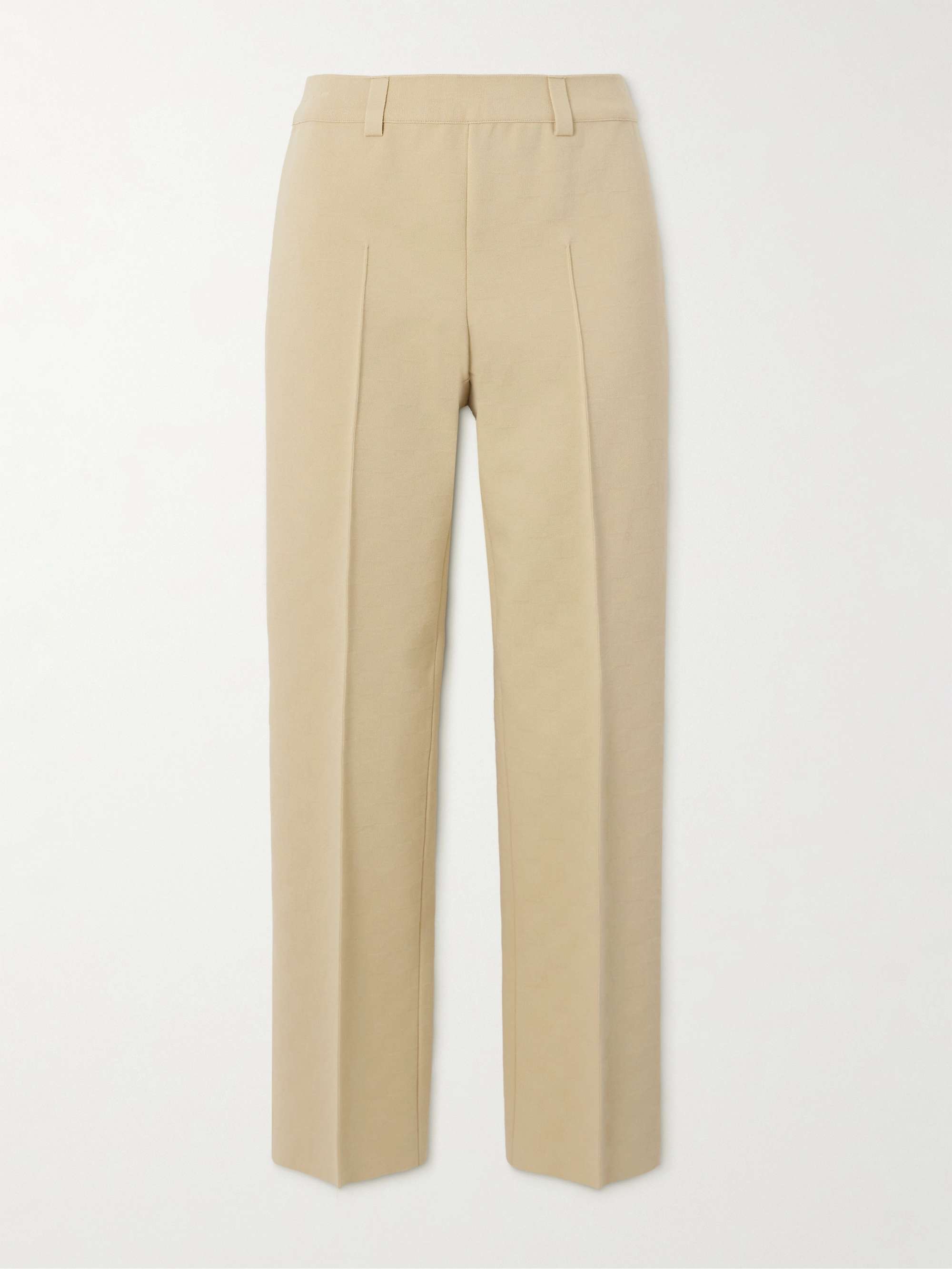 Julep Stretch-Cotton Straight-Leg Pants