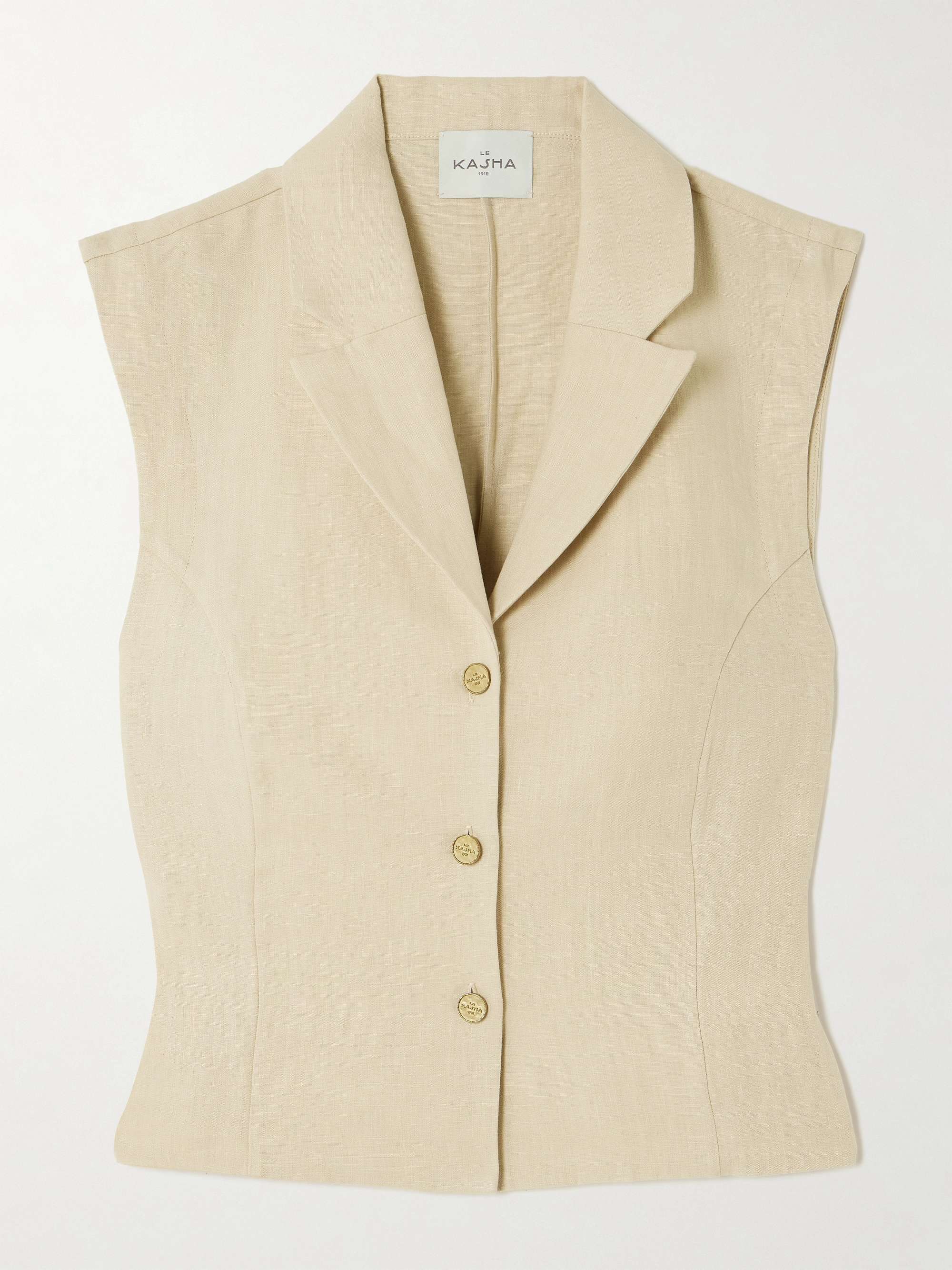 Sawadah Linen Vest