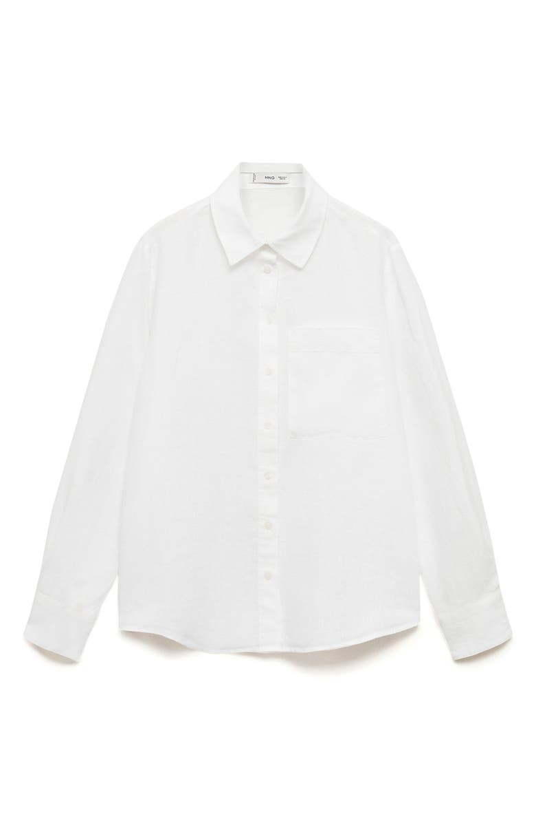 Linen Button-Up Shirt