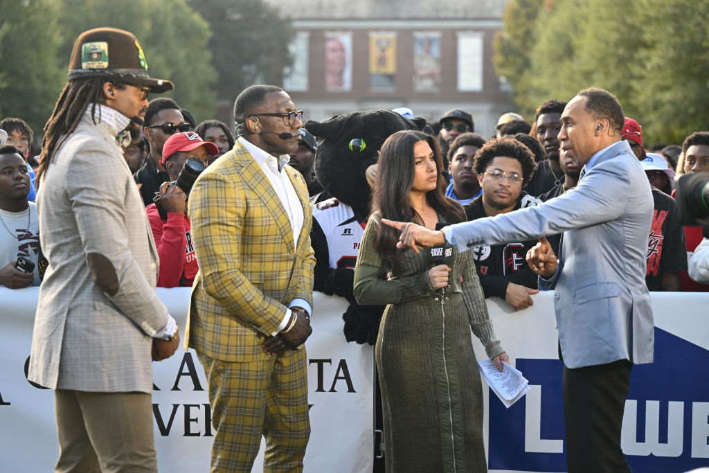 ESPN First Take At Clark Atlanta University And Morehouse College