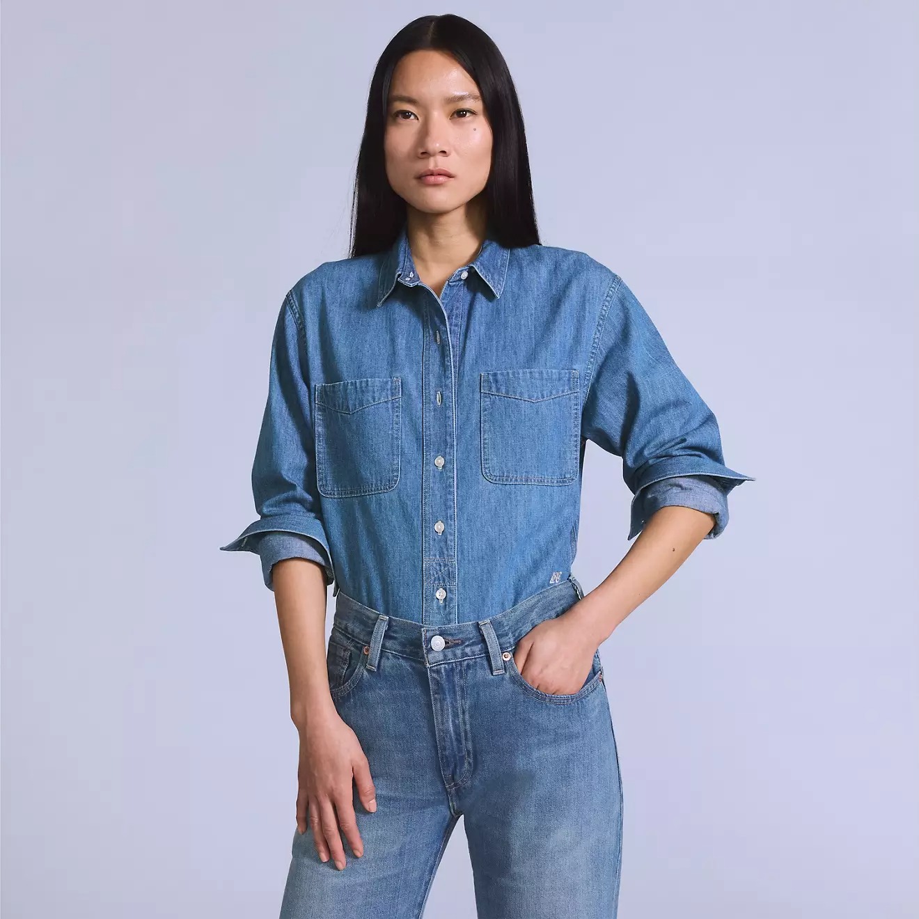 Levi, Denim Utility Shirt