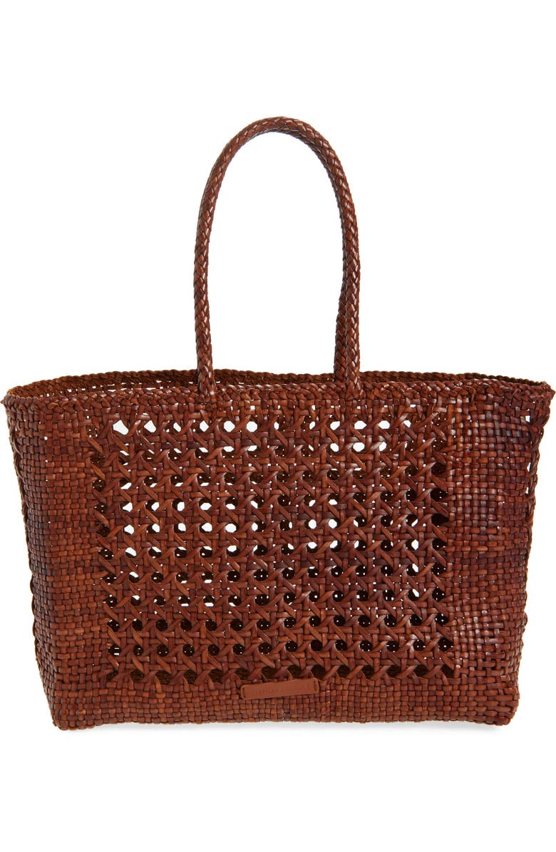 Klara Woven Leather Tote
