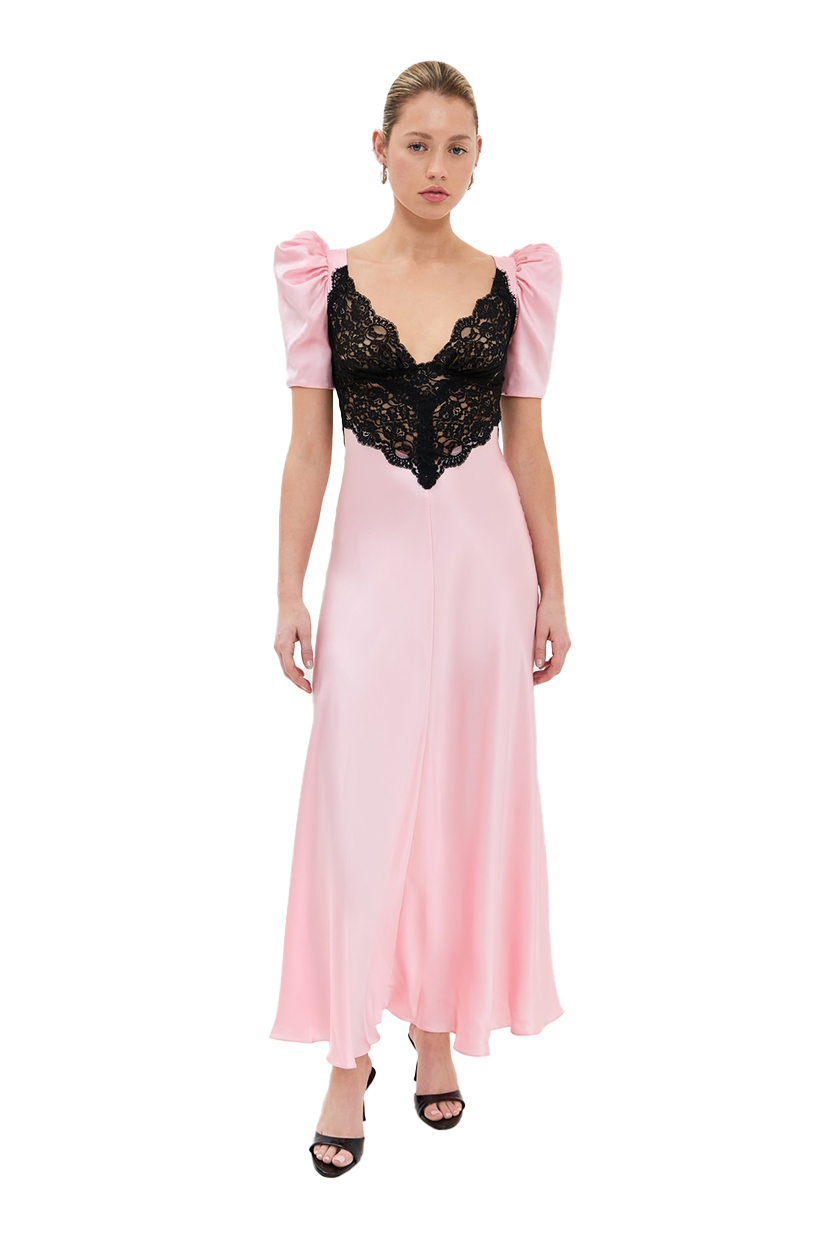 Rodarte Satin Charmeuse Bias Dress