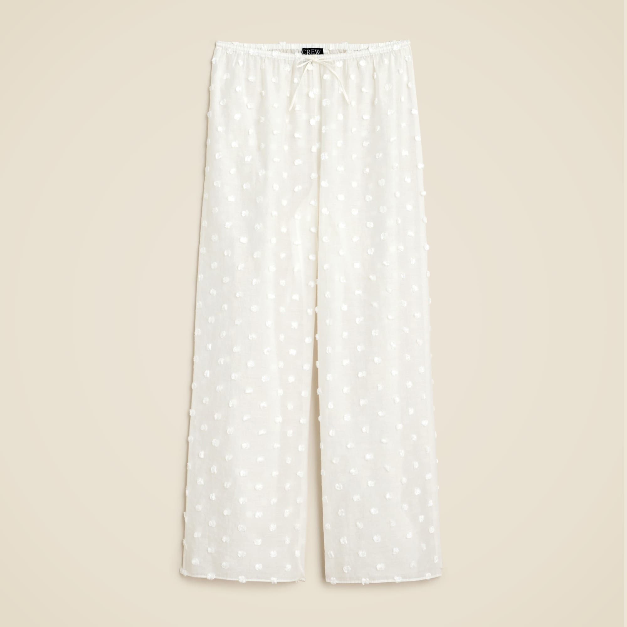 white j crew beach pants