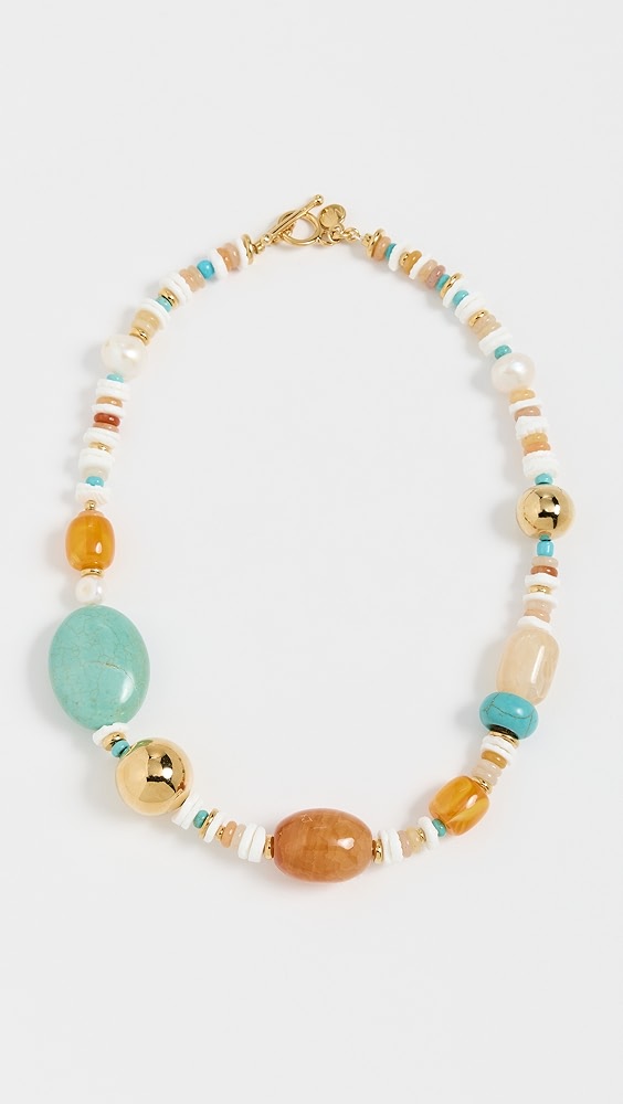 Mayamar Bold Stone Beaded Necklace
