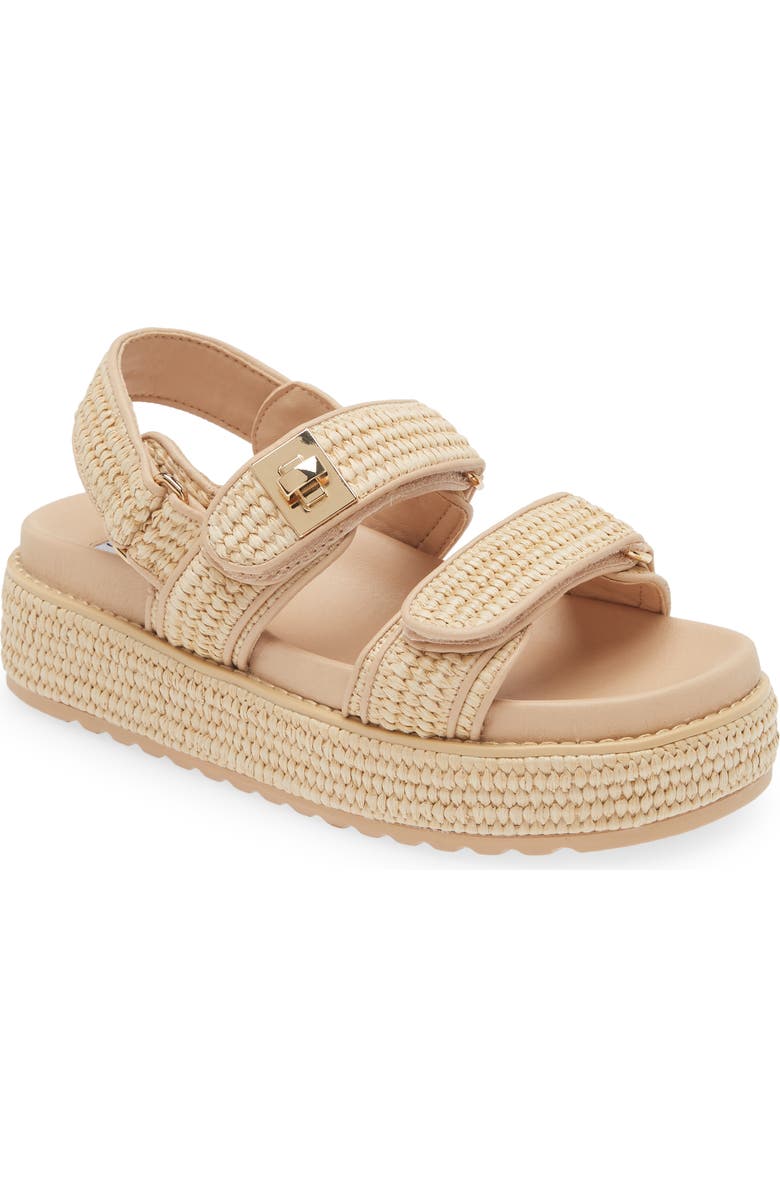 Bigmona Raffia Platform Sandal