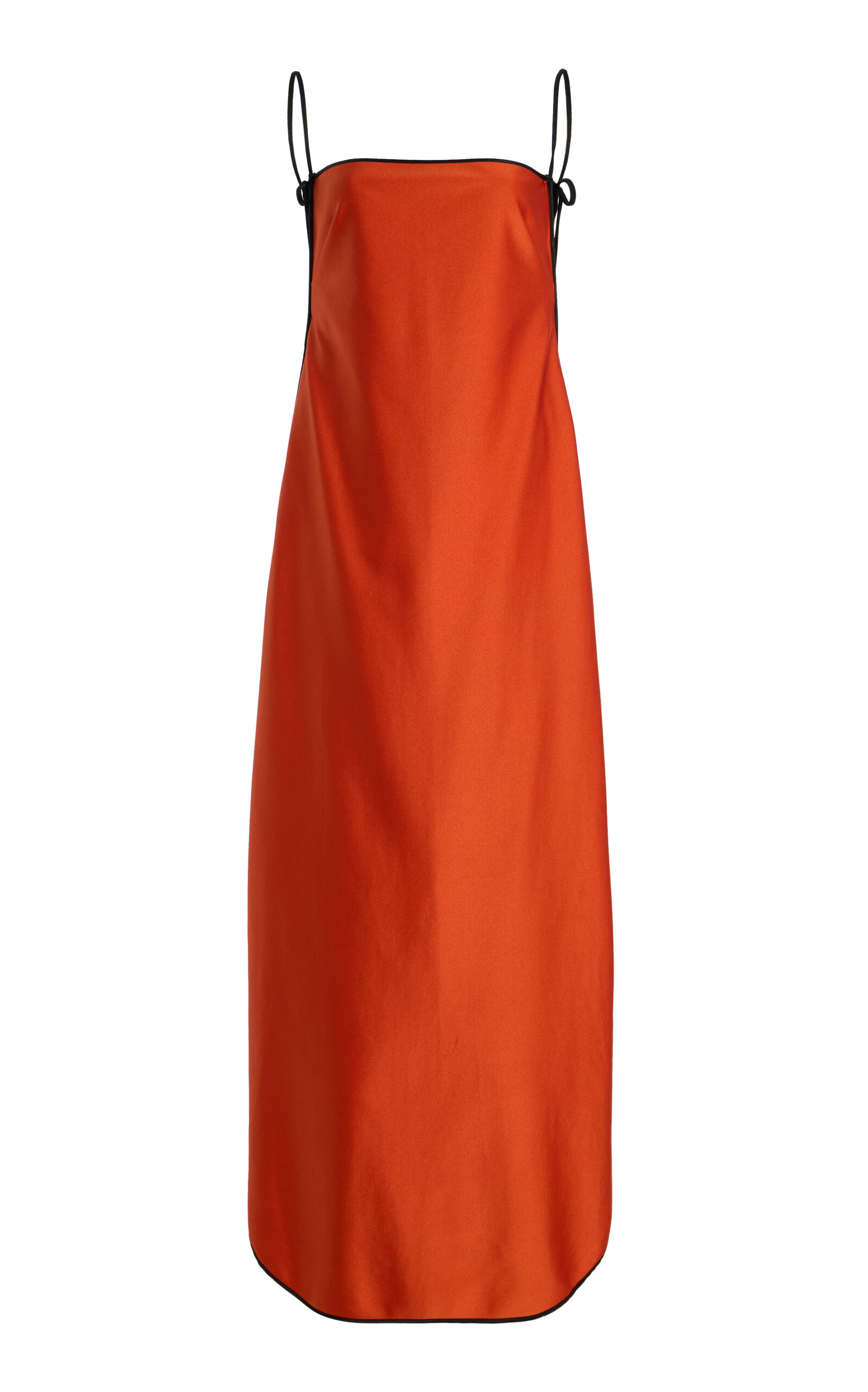 Exclusive Summer Bones Signature Stretch-Satin Maxi Dress
