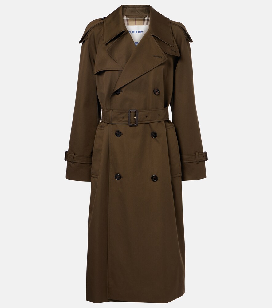 Cotton Gabardine Trench Coat