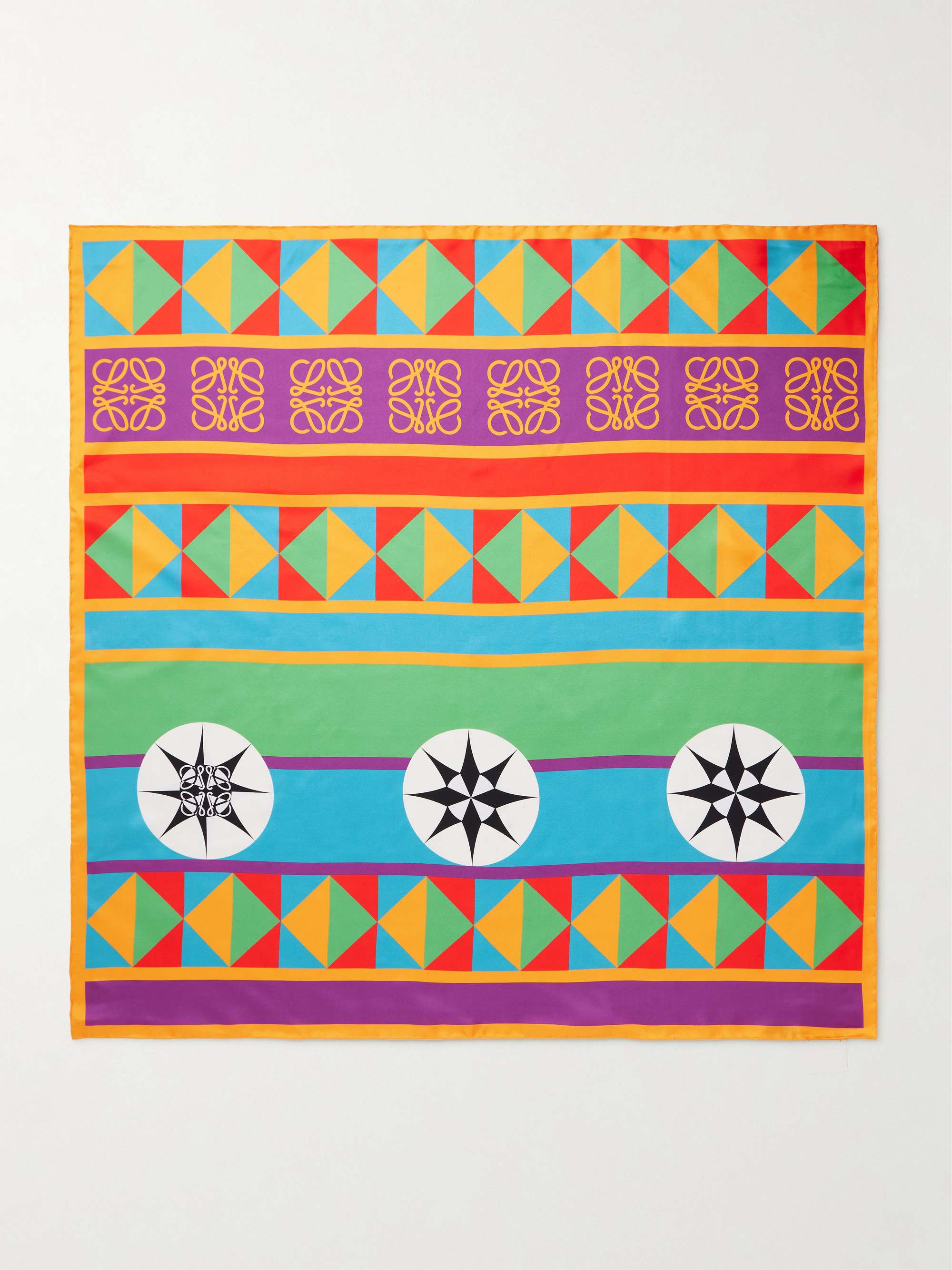 + Paula's Ibiza Printed Silk-Twill Scarf