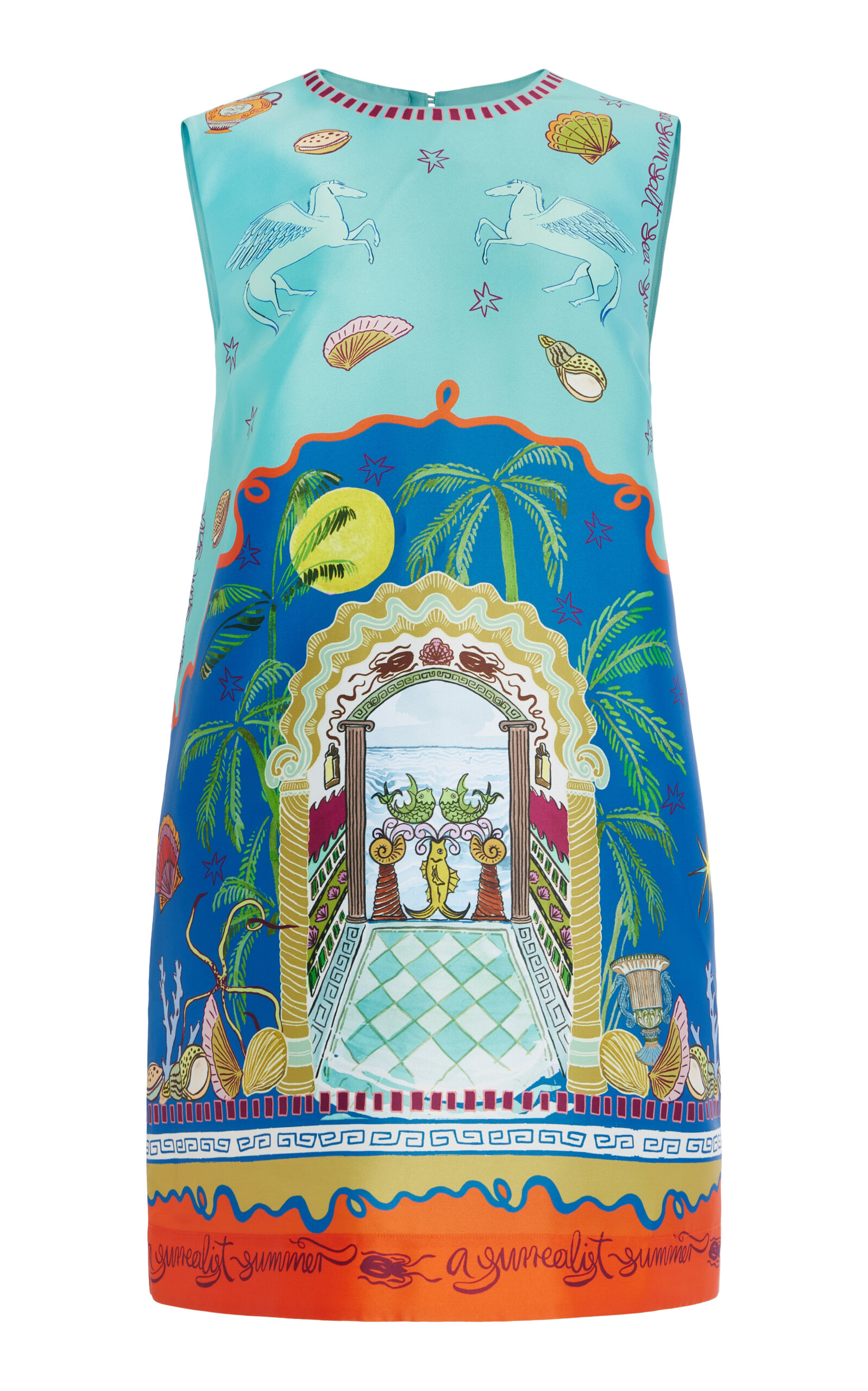 Surrealist Summer Mini Dress