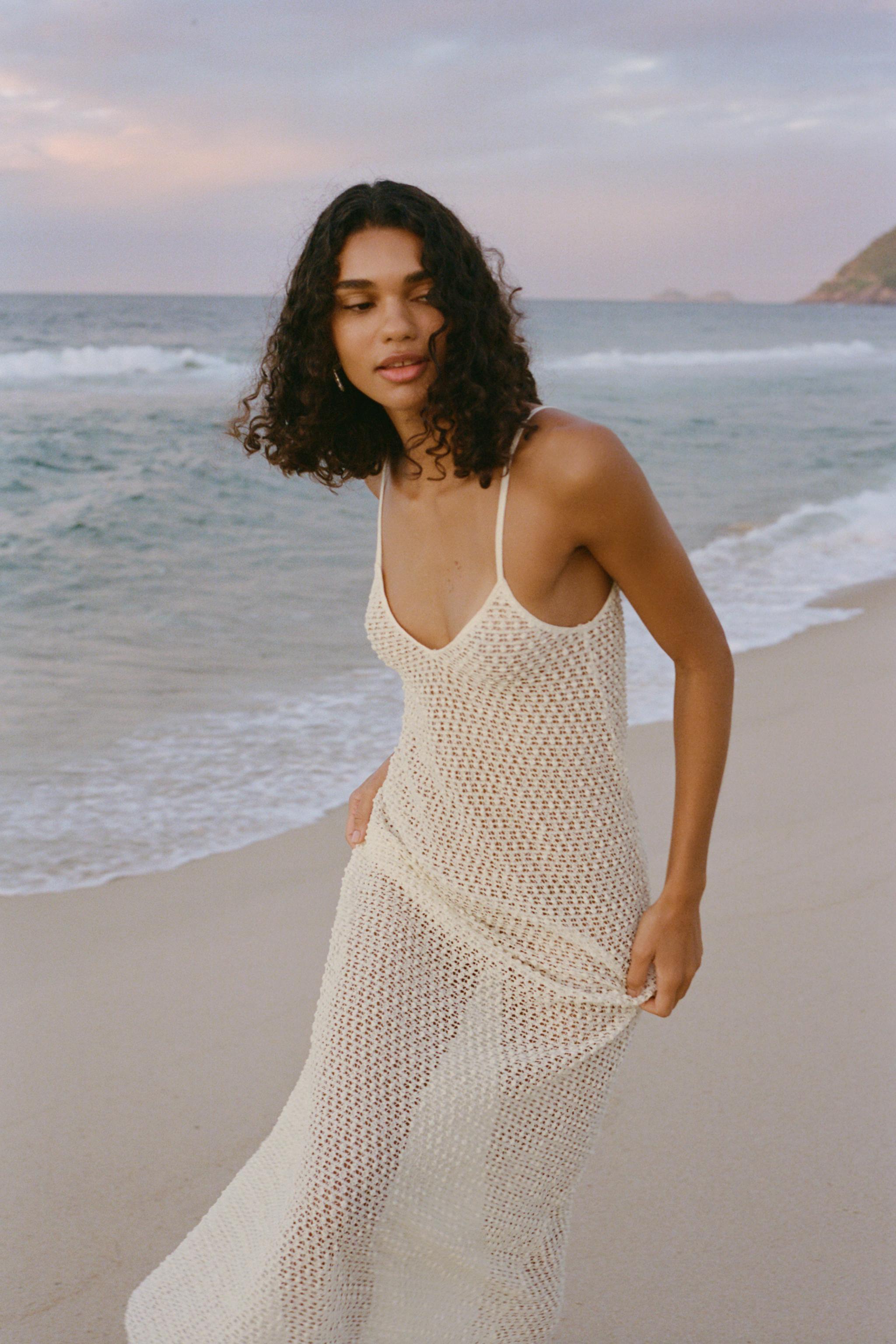 Crochet Strappy Dress