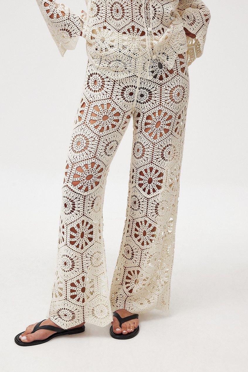NA-KD, Knitted Crochet Trousers
