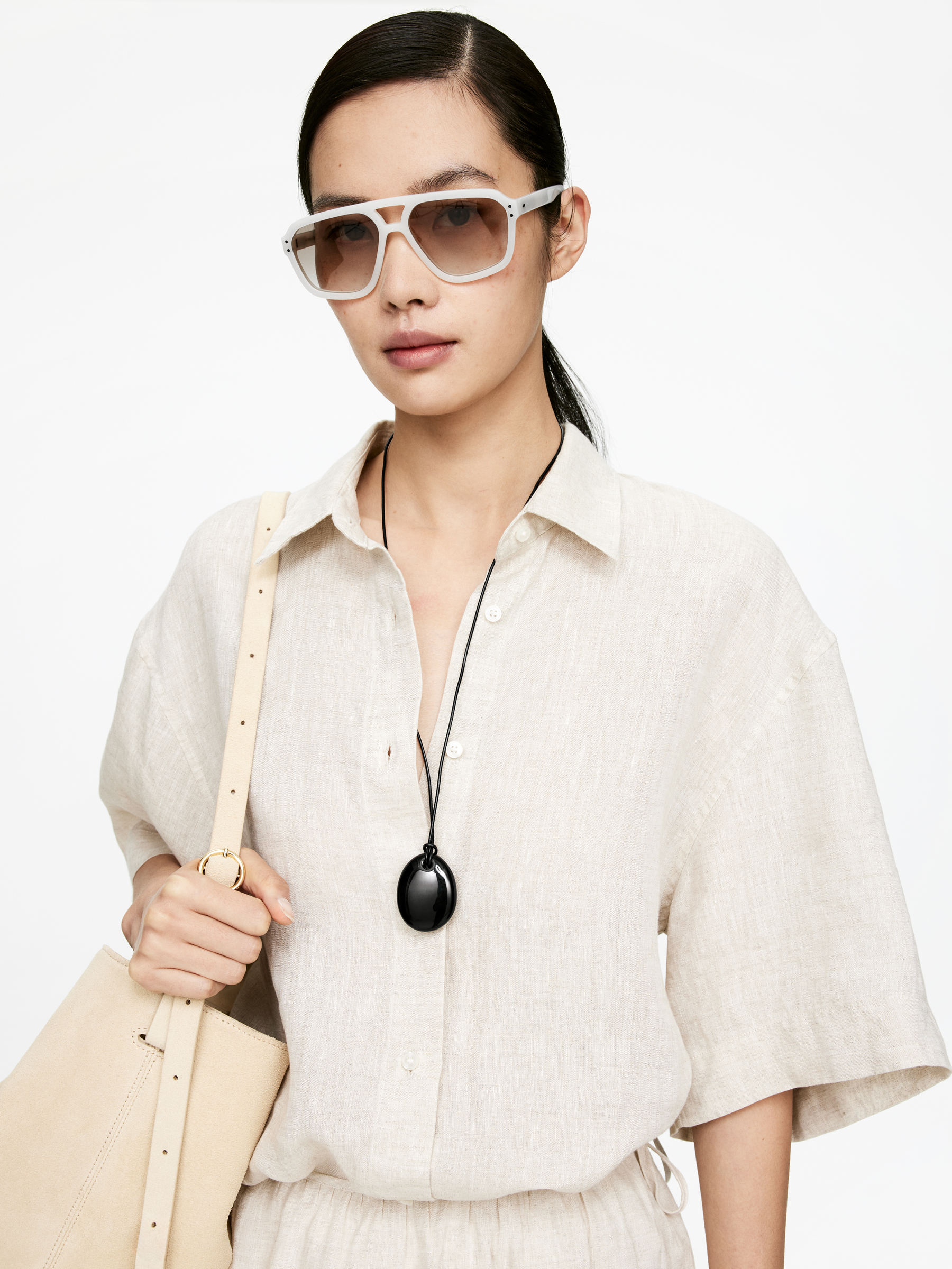 Pendant Necklace – Black – Women – Arket Gb