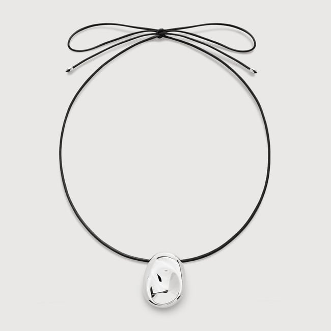 Sterling Silver Aria Cord Necklace