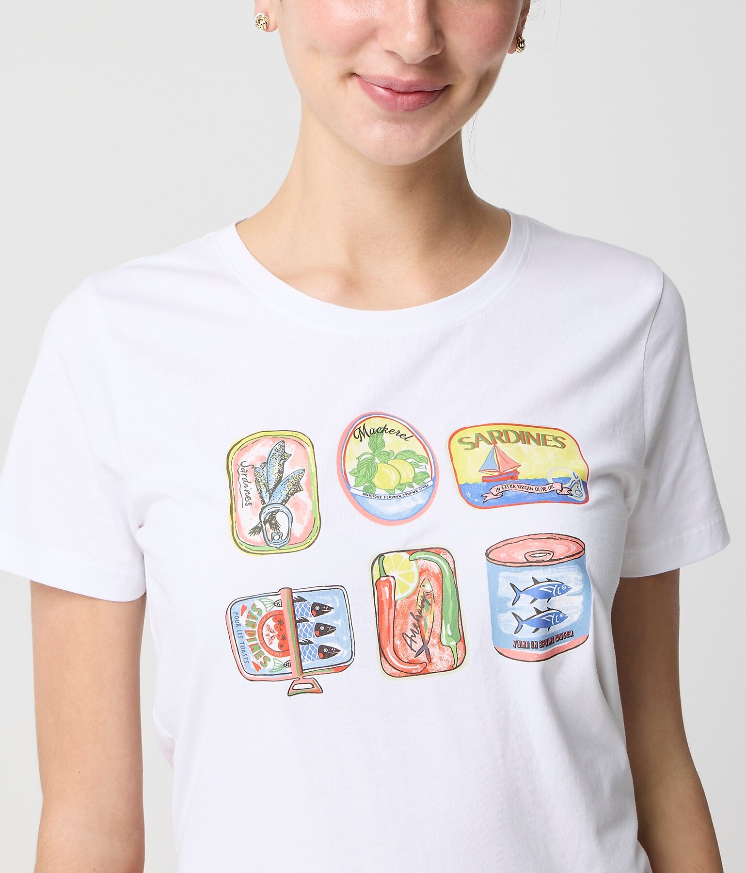 J.Crew, Tin Fish Graphic Tee