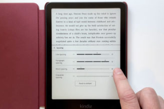 Amazon improves Kindle accessibility with new text spacing adjustments