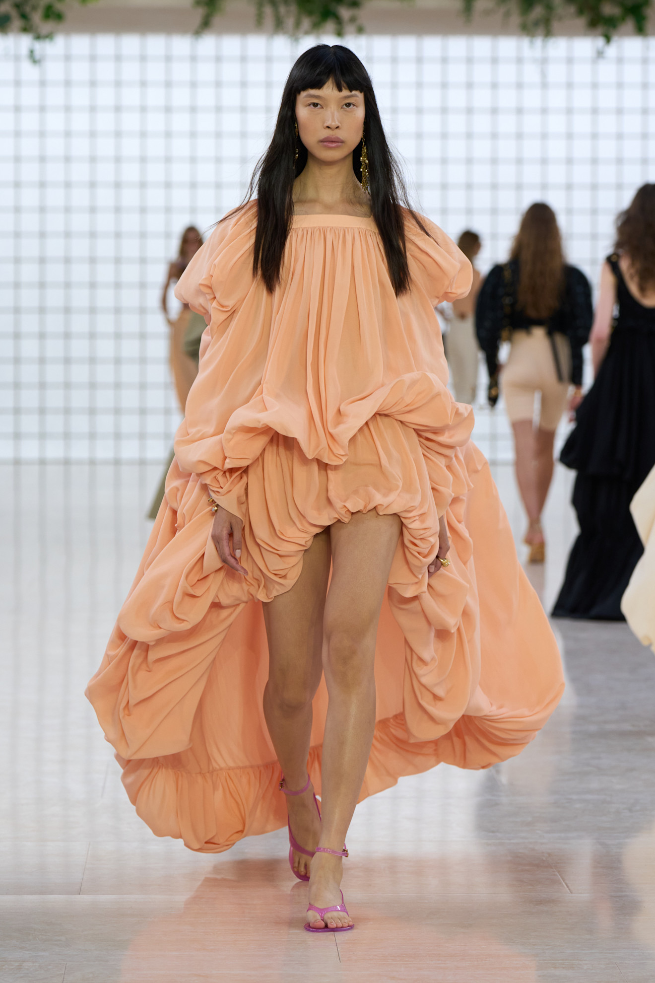 Model on the Chloe spring/summer 2025 runway.