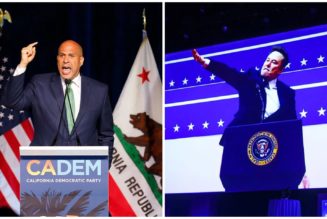 Cory Booker Responds To Ridiculous MAGA Republicans Accusations of Doing A "Nazi Salute"
