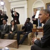 DACA Turns 13 In Uncertain Times, As Obama Voices Support