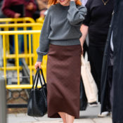Elegant Dressers in Manhattan Are Trading Suede Flats for This Equally Rich Trend