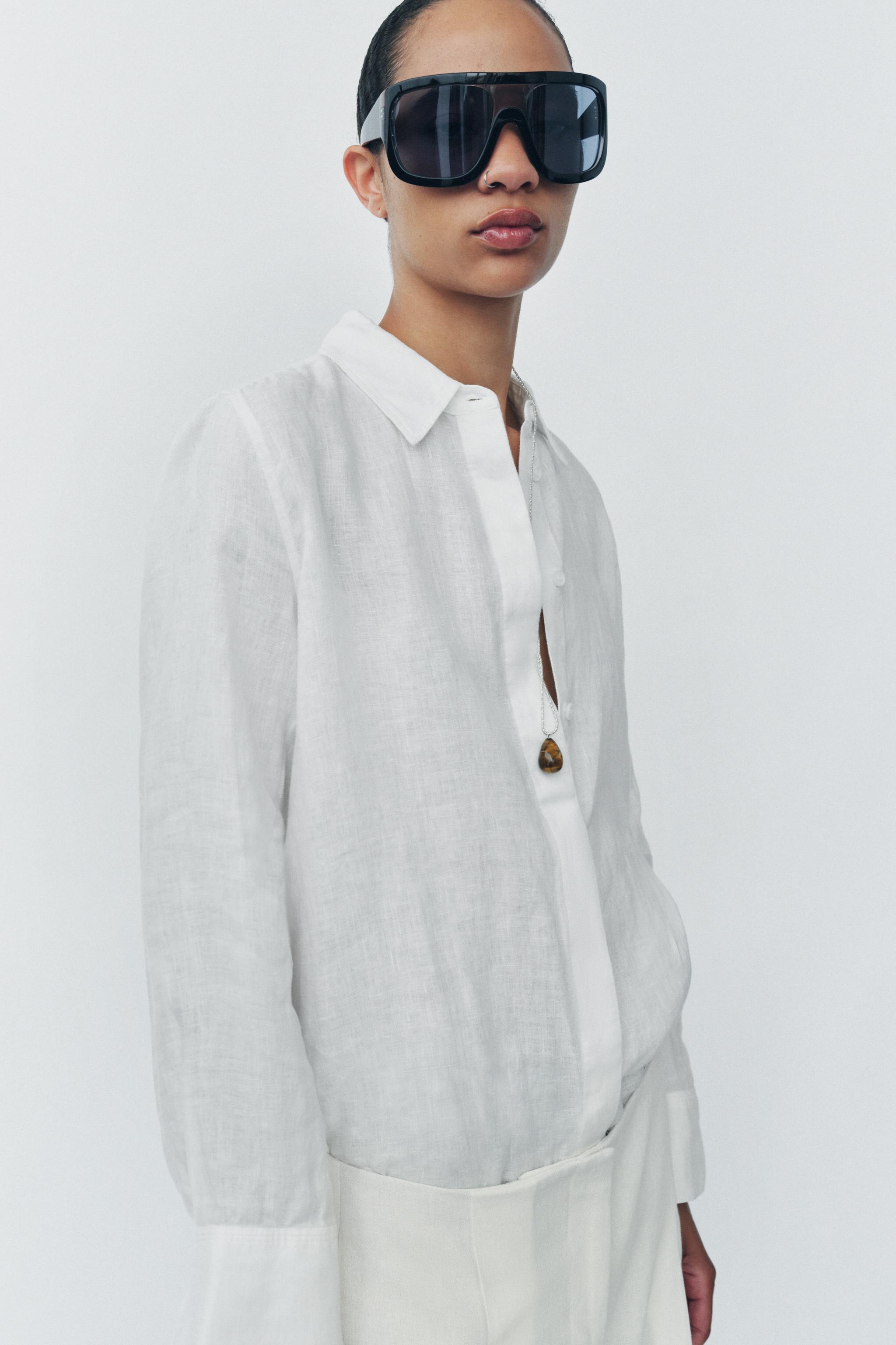 100% Linen Shirt Zw Collection