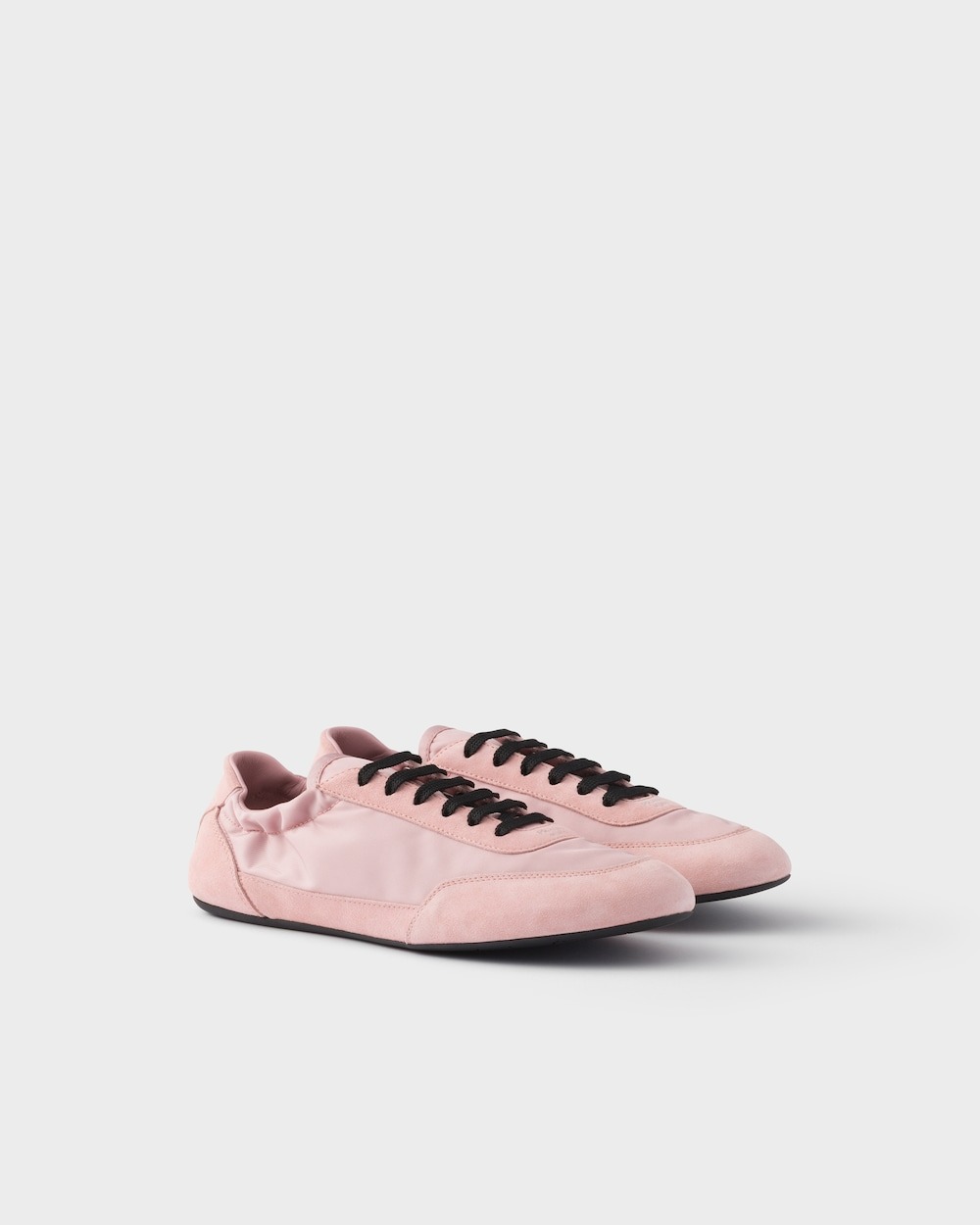 prada, Collapse Re-Nylon and Suede Sneakers