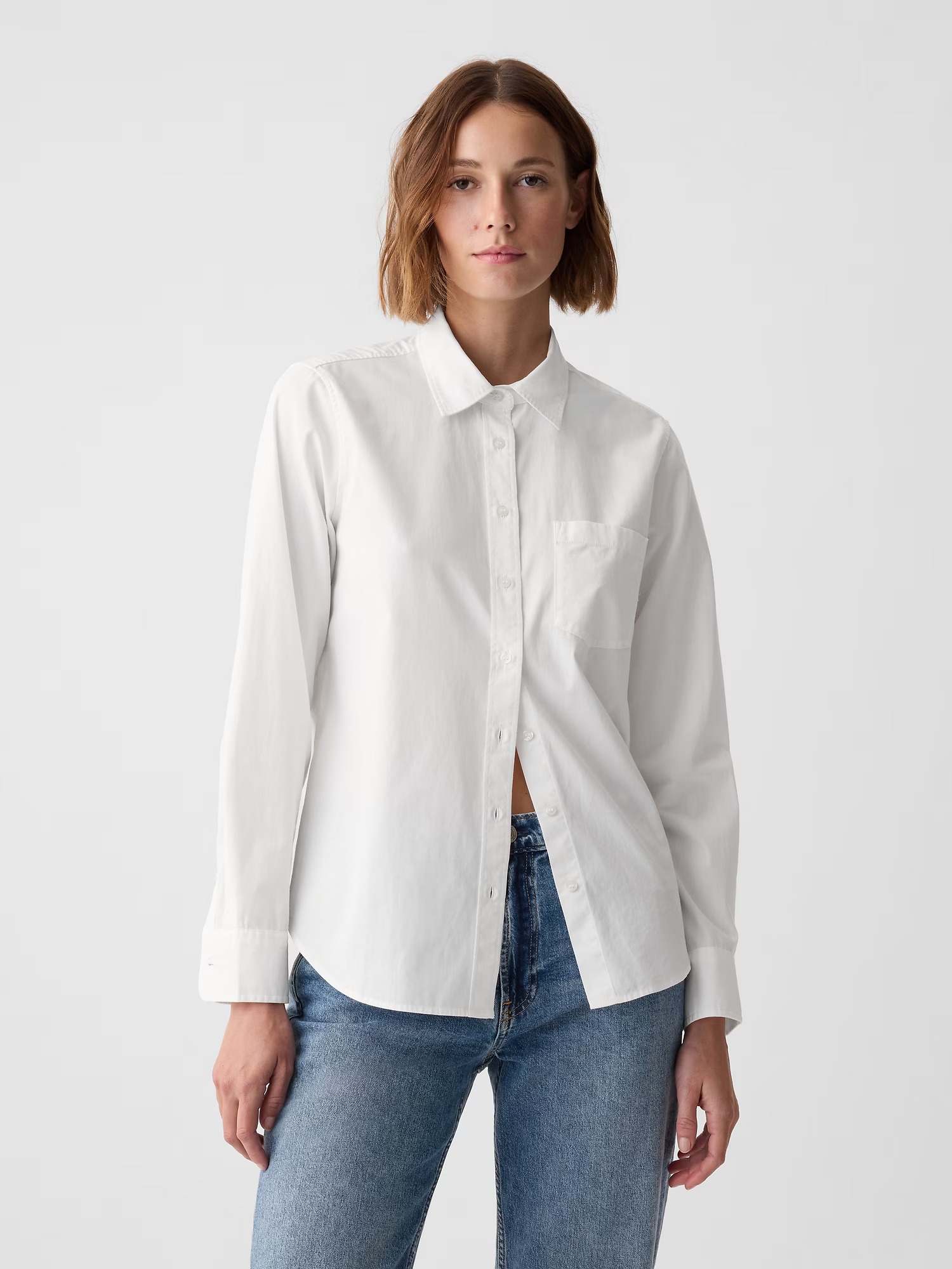 Gap, Organic Cotton Poplin Classic Shirt