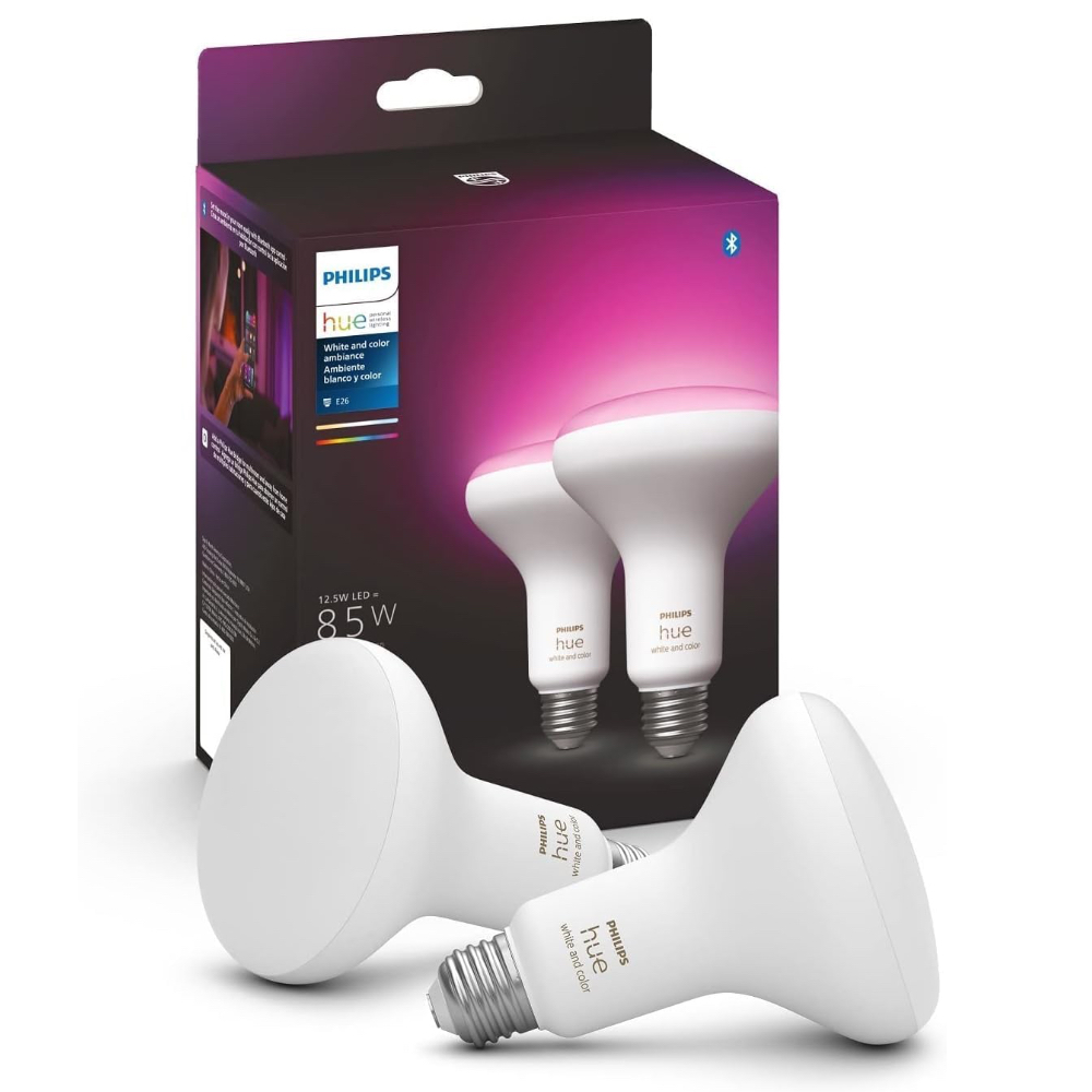 Philips Hue BR30 LED Smart Light Bulbs