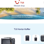Gewinnspiel zum Start: TUI verkauft Lifestyle-Produkte in neuem Shop