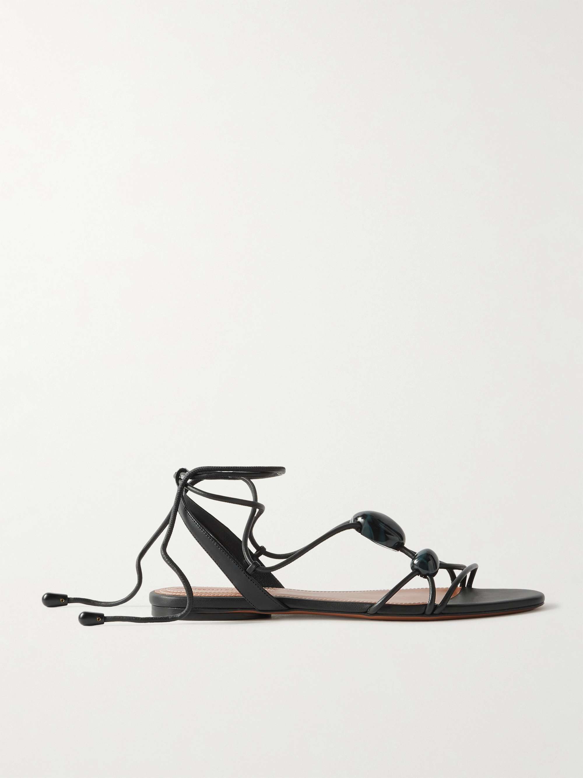 Gleam Leather Sandals