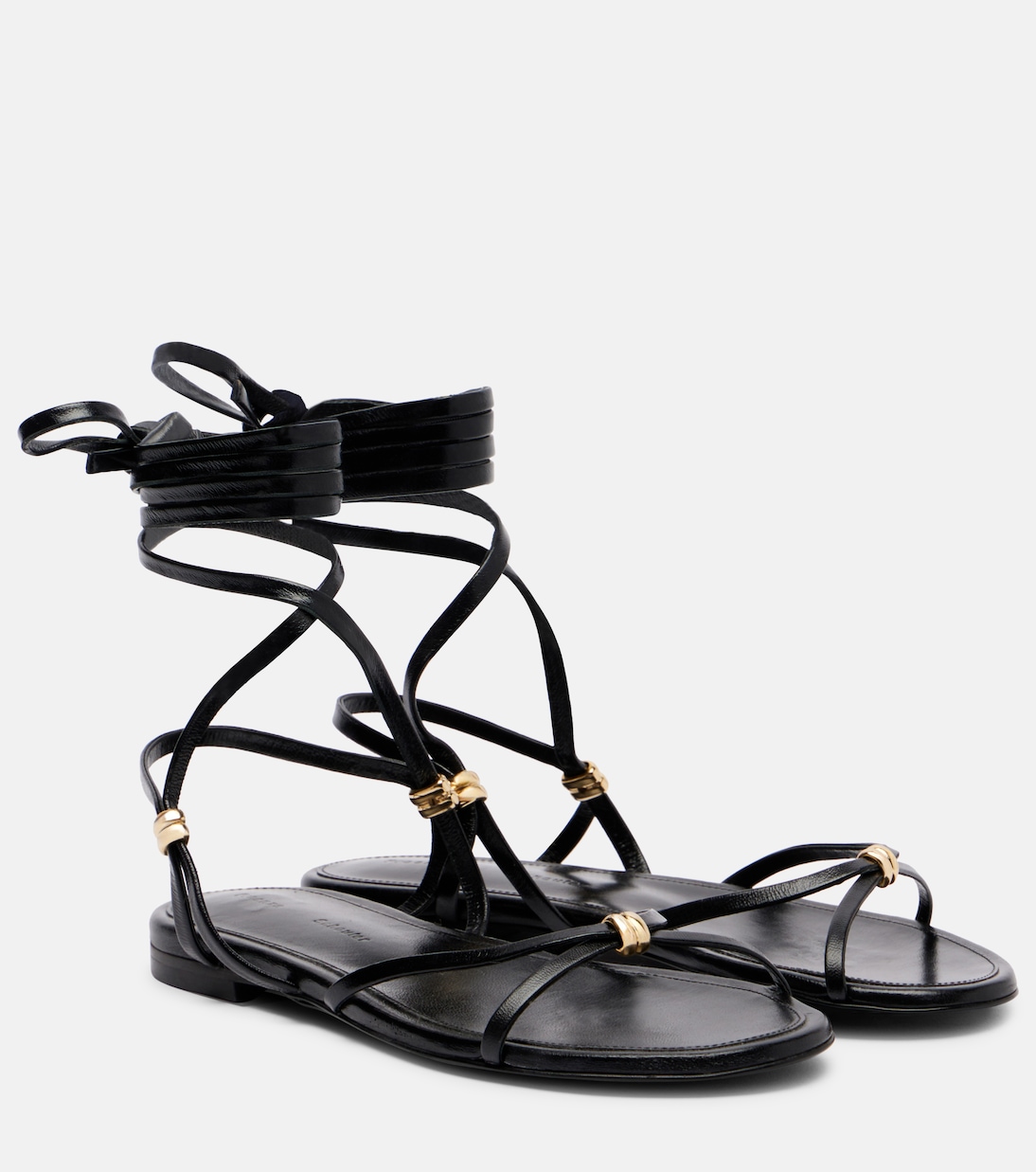 Coil Leather Sandals