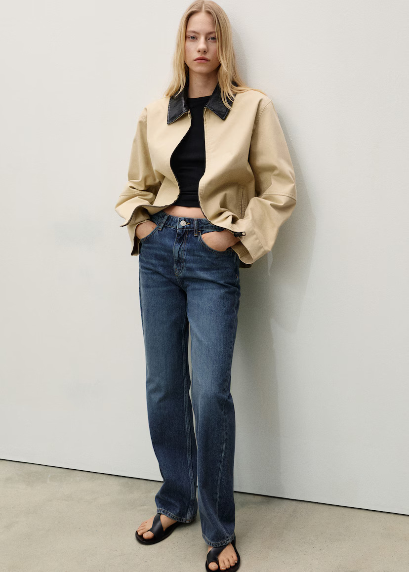 MANGO, Matilda Medium-Rise Straight-Fit Jeans - Women | Mango United Kingdom