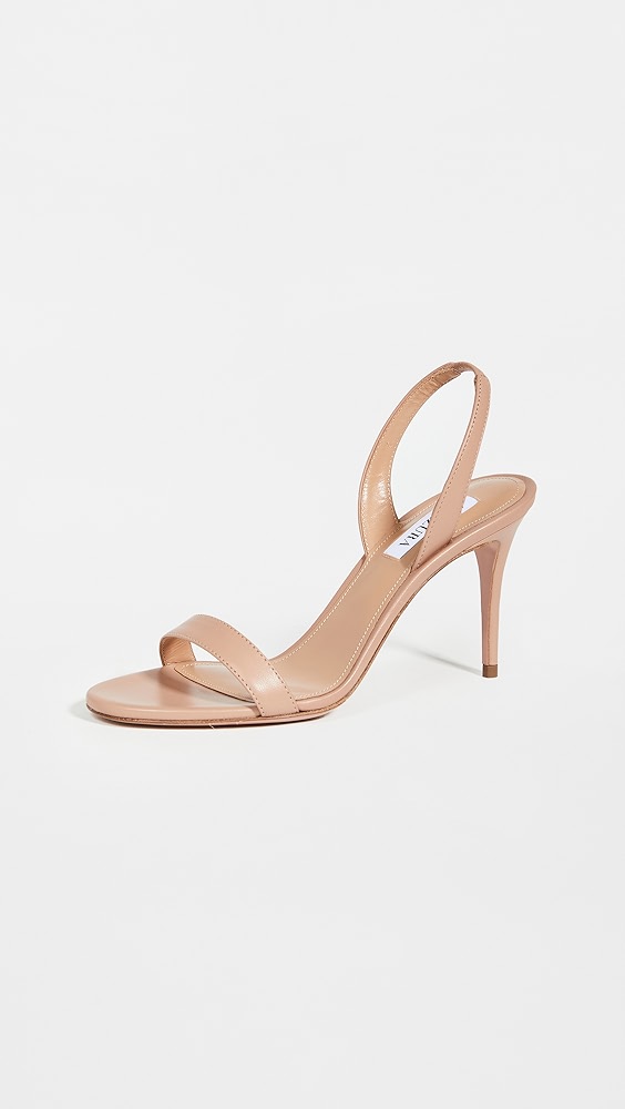 Aquazzura 85mm so Nude Sandals